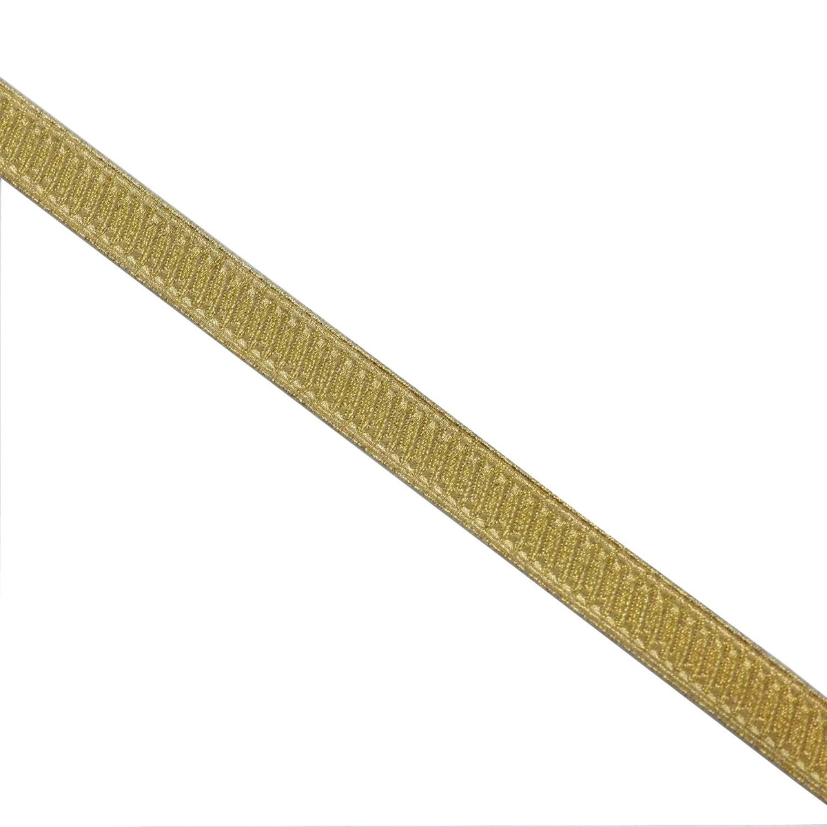Baton 13 mm double face gold braid, ancient stock, made in France, price per roll.